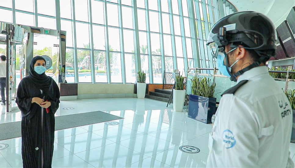DSOA employs smart helmet technology to cope with COVID-19 DSOA employs smart helmet technology to cope with COVID-19