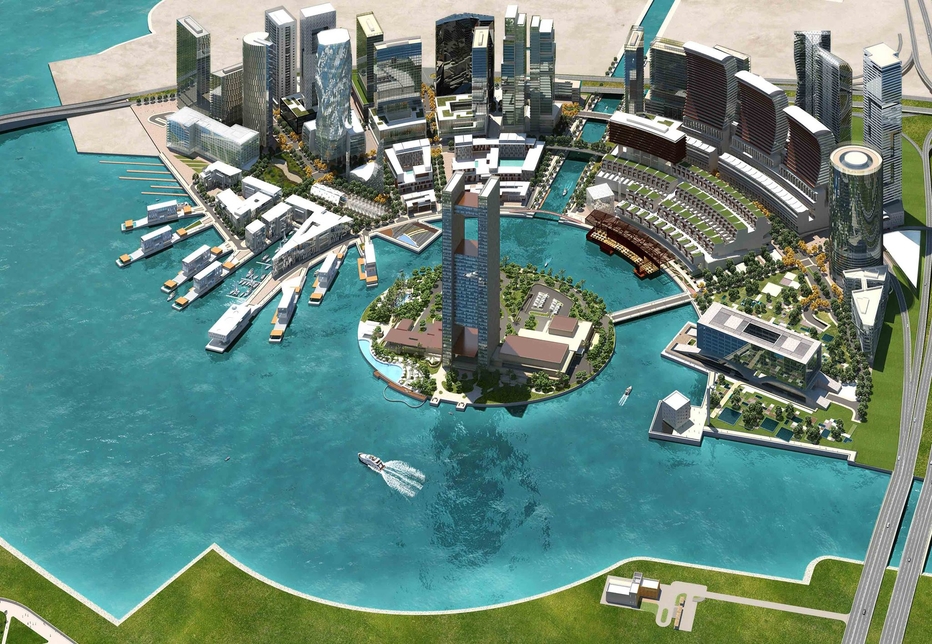 A 140,000m2 project, Golden Gate is in the heart of Bahrain Bay. 