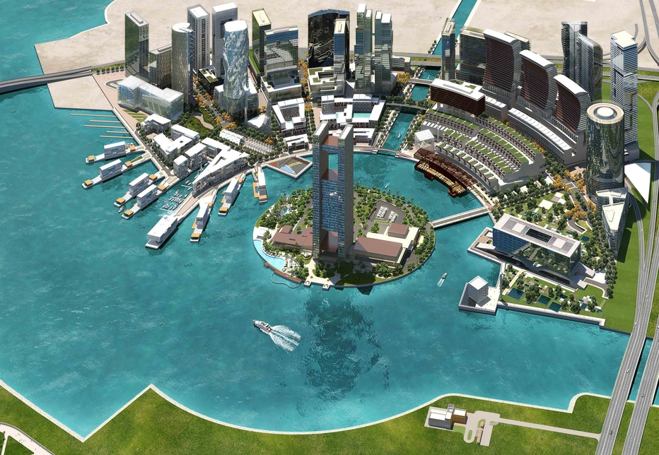 A 140,000m2 project, Golden Gate is in the heart of Bahrain Bay.