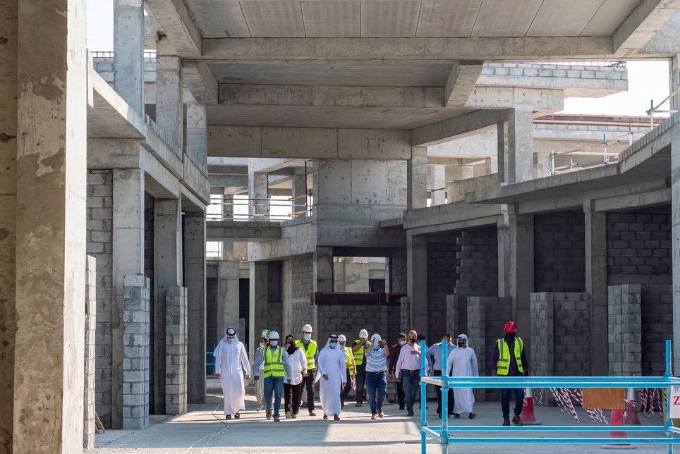 The executive chairman of Shurooq, HE Marwan bin Jassim Al Sarkal, during a site visit to some of the ongoing projects The executive chairman of Shurooq, HE Marwan bin Jassim Al Sarkal, during a site visit to some of the ongoing projects
