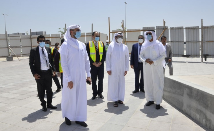 Minister of Housing, Bassem bin Yacoub Al Hamar visited the project’s site. Minister of Housing, Bassem bin Yacoub Al Hamar visited the project’s site.