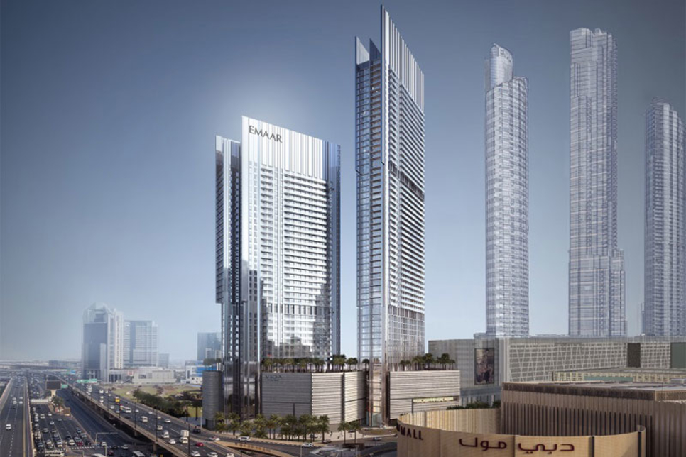 Emaar Unveils Twin Tower Vida Dubai Mall Hotel Projects And