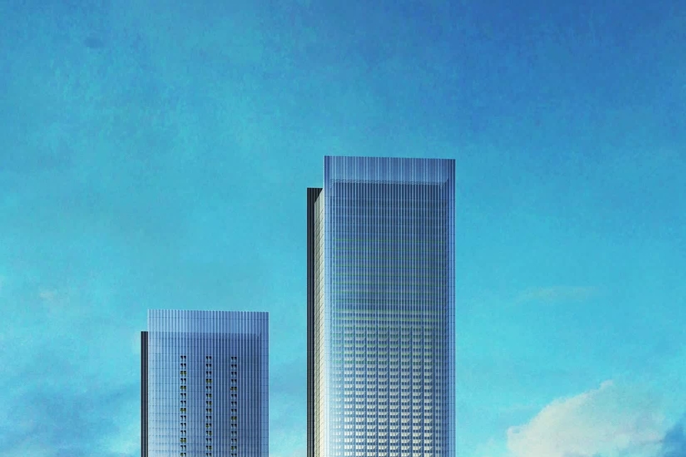 The 7,100 tonne structure will be lifted 100m into the air to its final position connecting One Za’abeel’s two towers The 7,100 tonne structure will be lifted 100m into the air to its final position connecting One Za’abeel’s two towers
